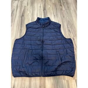 Swiss Tech Mens Blue Puffer Vest Size 3XL 54-56